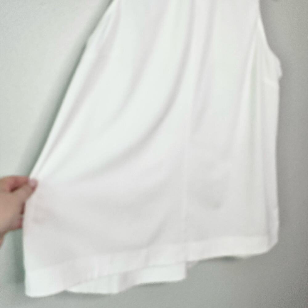 Athleta Boundless Tank bright white adjustable sleeveless women’s size large - Picture 4 of 14